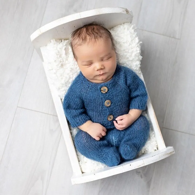 Mohair Footed Angola 2023 Romper For Newborn ddmysmile Photography Props,Baby Handmade Outfits Photo Props Smile