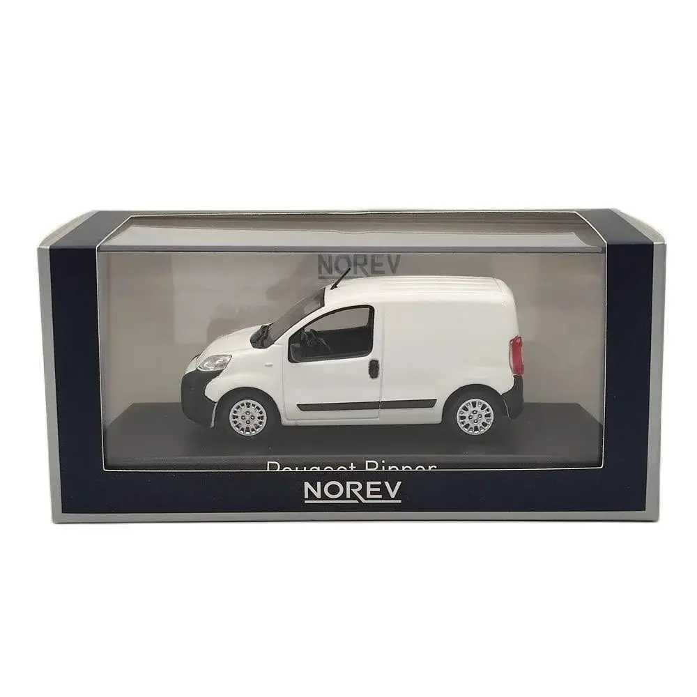 Cars Diecast Model Cars 1/43 Norev Bipper Van Diecast Car Christmas Gift Series White d240527