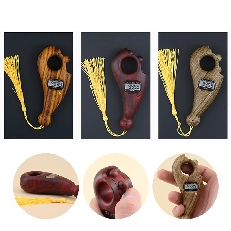 Counter ddmysmile Tally Beads Digital Tasbih Electronics Tasbeeh Digital Tally Counter With LED Easy Resettable Original Digital Rosary Smile