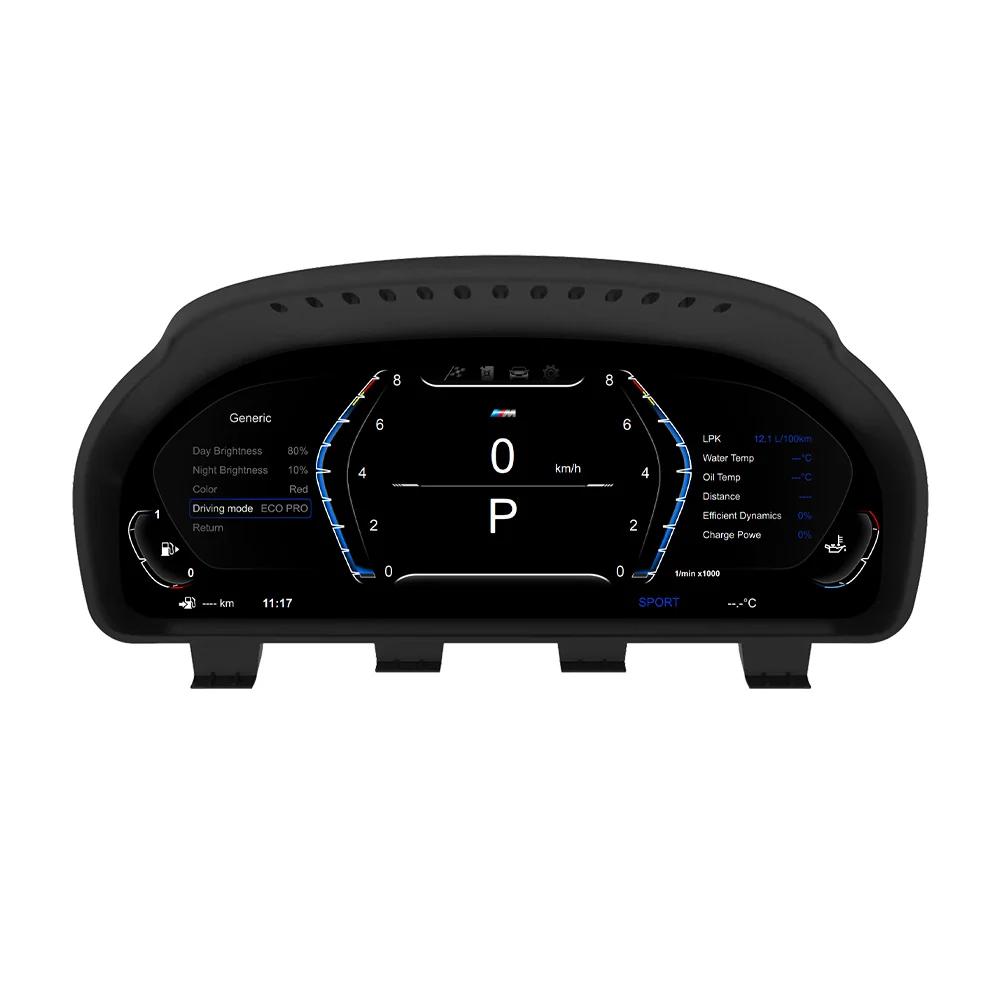 Car LCD Dashboard Player For BMW 5 5GT F07 F10 F11 2009-2016 LCD Instrument Panel Modified and Upgraded Digital Cluster