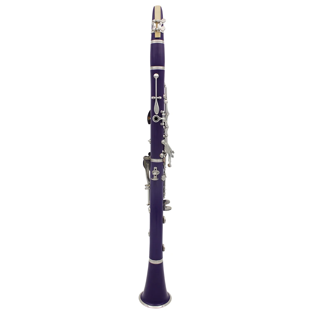 SLADE Purple Clarinet 17 Keys Bb B Flat Tone Professional Woodwind Instrument Bakelite Clarinet With Box Musical Instrument Part