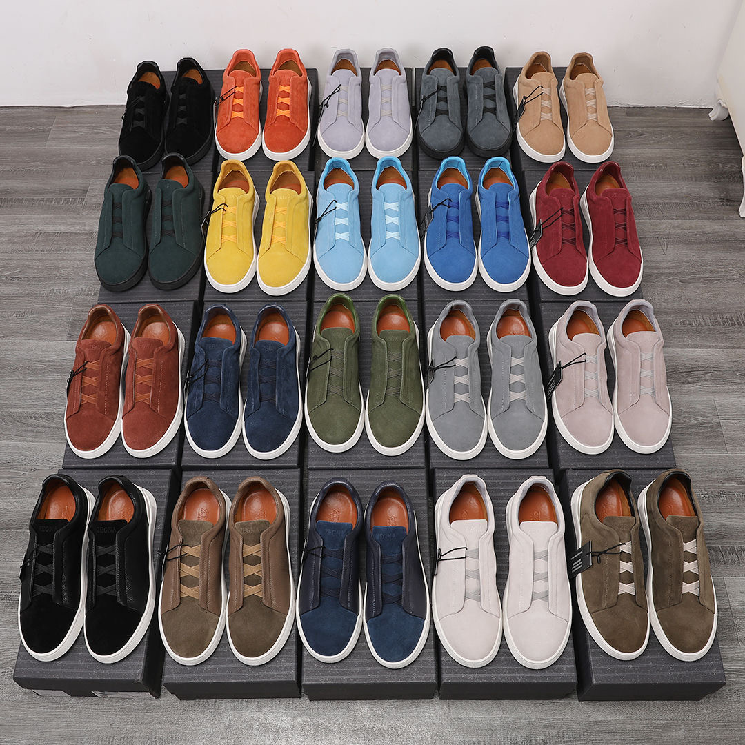 2025 designer shoes new stylish trainers mens dress Leather sneakers for Business casual wedding lightweight chunky trainer heels size us6-us13