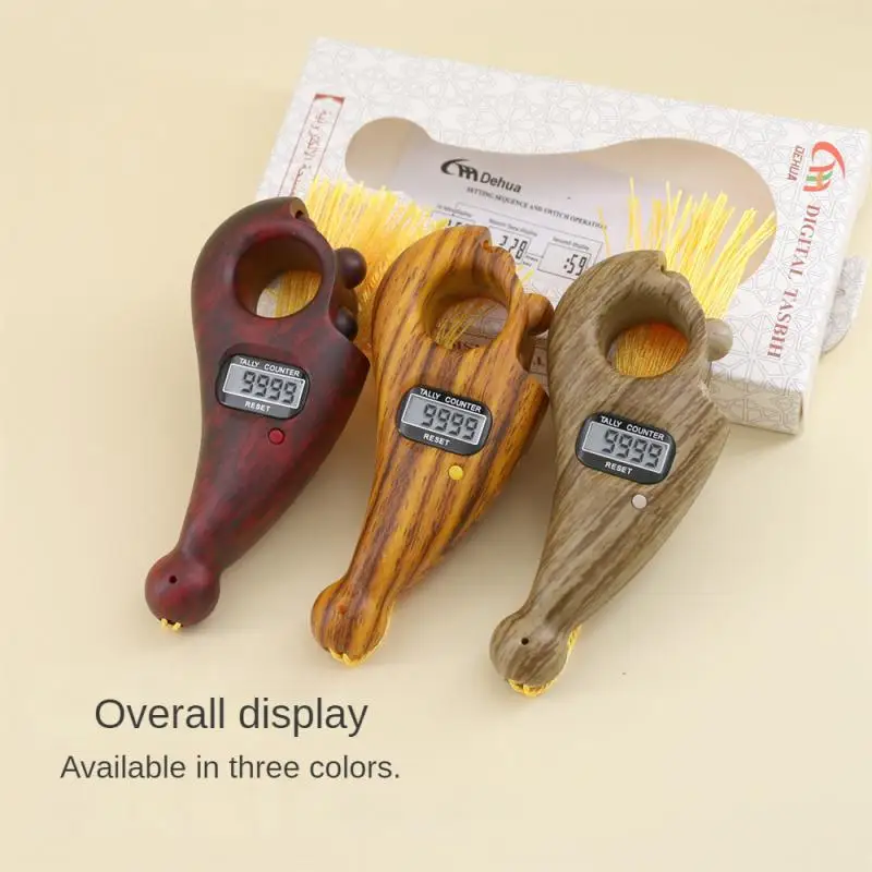 Counter ddmysmile Tally Beads Digital Tasbih Electronics Tasbeeh Digital Tally Counter With LED Easy Resettable Original Digital Rosary Smile