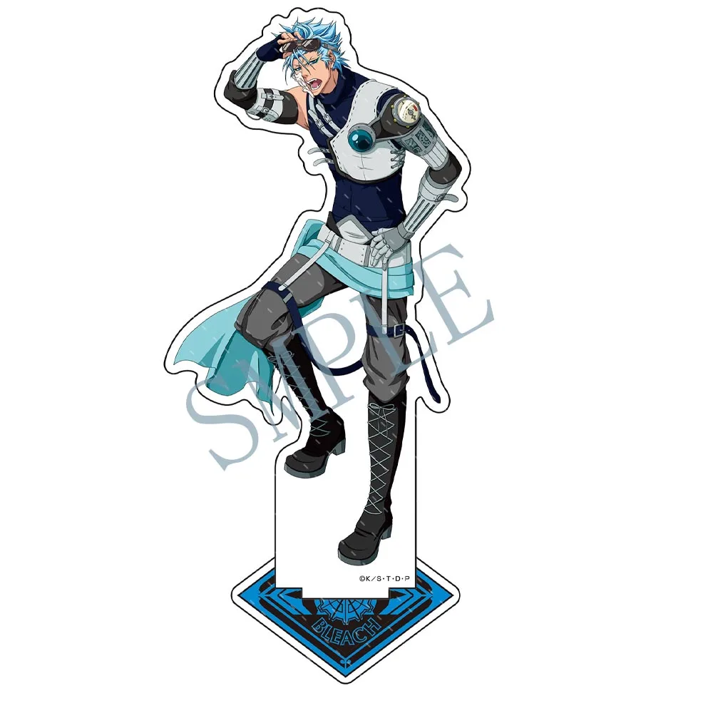 Kuchiki Anime Byakuya BLEACH Ulquiorra cifer Kurosaki Ichigo Figure Standing Doll Acrylic Stand Model Plate Cosplay Toy Gift smile