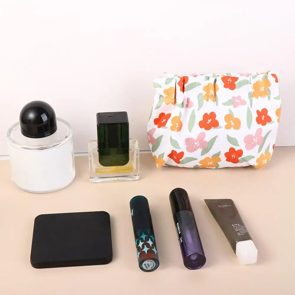 Waterproof Purse Coin Mini Stripe Flower Spring Bag Self-closing Women Change Storage Bag Jewerly Packing Bags smile