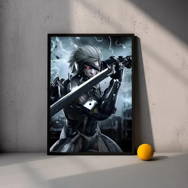Revengeance Rising Metal Gear Canvas Painting And Print HD Picture Premium Bedroom Office Internet Cafe Room Home Decor Gifts smile