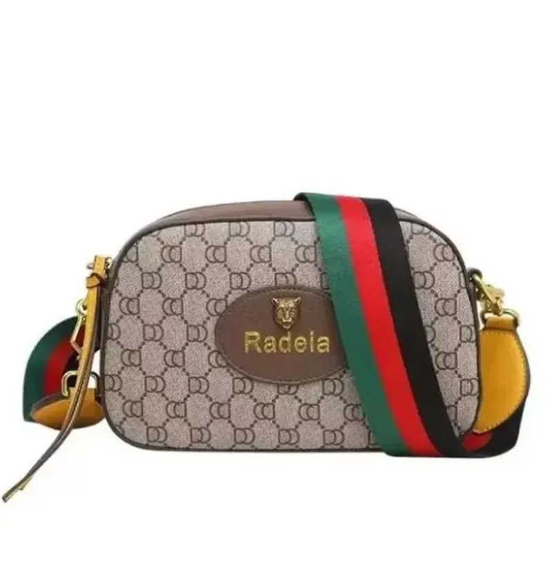 Classic Versatile Retro Tiger Head Shoulder Crossbody Bag for Men and Women Fashion Camera Waist Bag Designer Handbag Backstrap Crossbody Bag