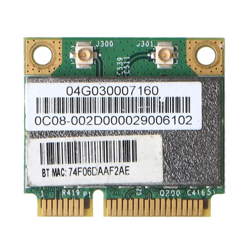 Wifi Card Adapter for Broadcom BCM94313HMGB AW-NB047H BCM4313 Half Mini Pci-e Wi-fi Net-work Card with BT4.0 Wireless