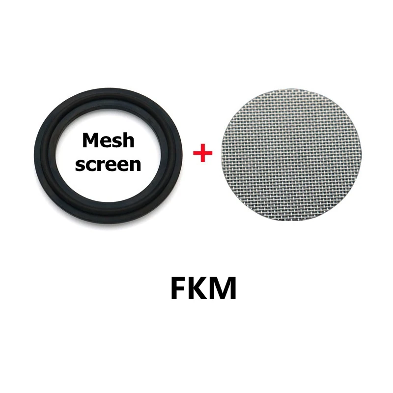 304 Filter Screen Tri Clamp Gasket Seal Strip 10 20 40 60 100 150 300Mesh 1.5" 2"2.5"3"4"FKM PTFE Silicone Sanitary Homebrew