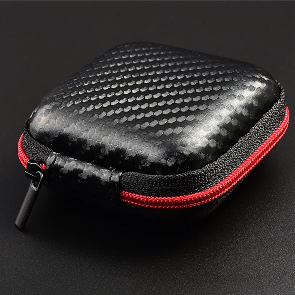 Hard Shell EVA 10-1PCS Earphone Charging Cable Storage Box for KZ QKZ Headset Data Cable Holder Portable U Disk Organizer Bag smile