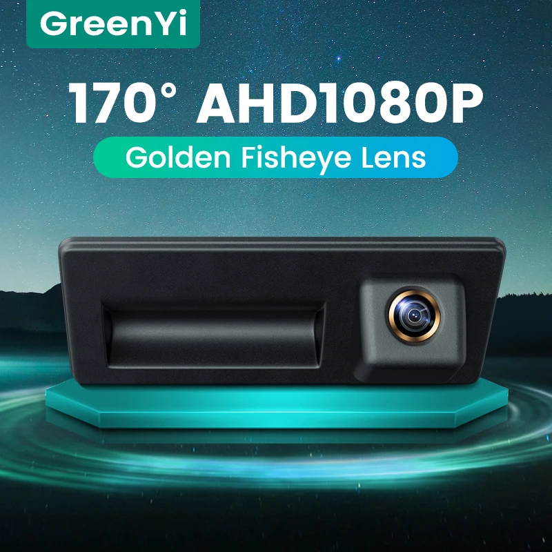 HD GreenYi Car 170° Rear View Camera for VW Golf Passat B7 B5 Tiguan T5 Jetta 6 Audi A3 A4 A5 Q5 A6 Porsche Cayenne smile 170°