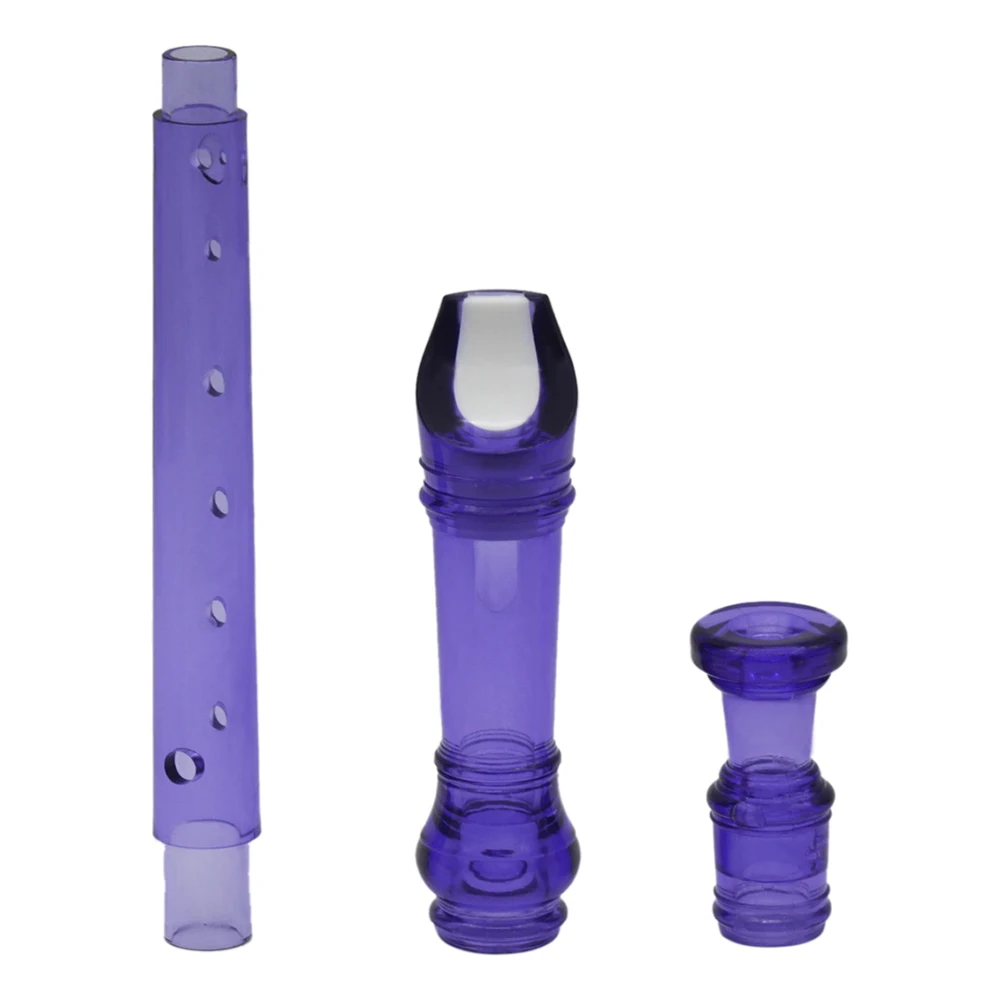 MBAT Removable Flute M ABS Treble clarinet Soprano Recorder Woodwind Musical instrument Rainbow Seven colors With Cleaning Rod smile