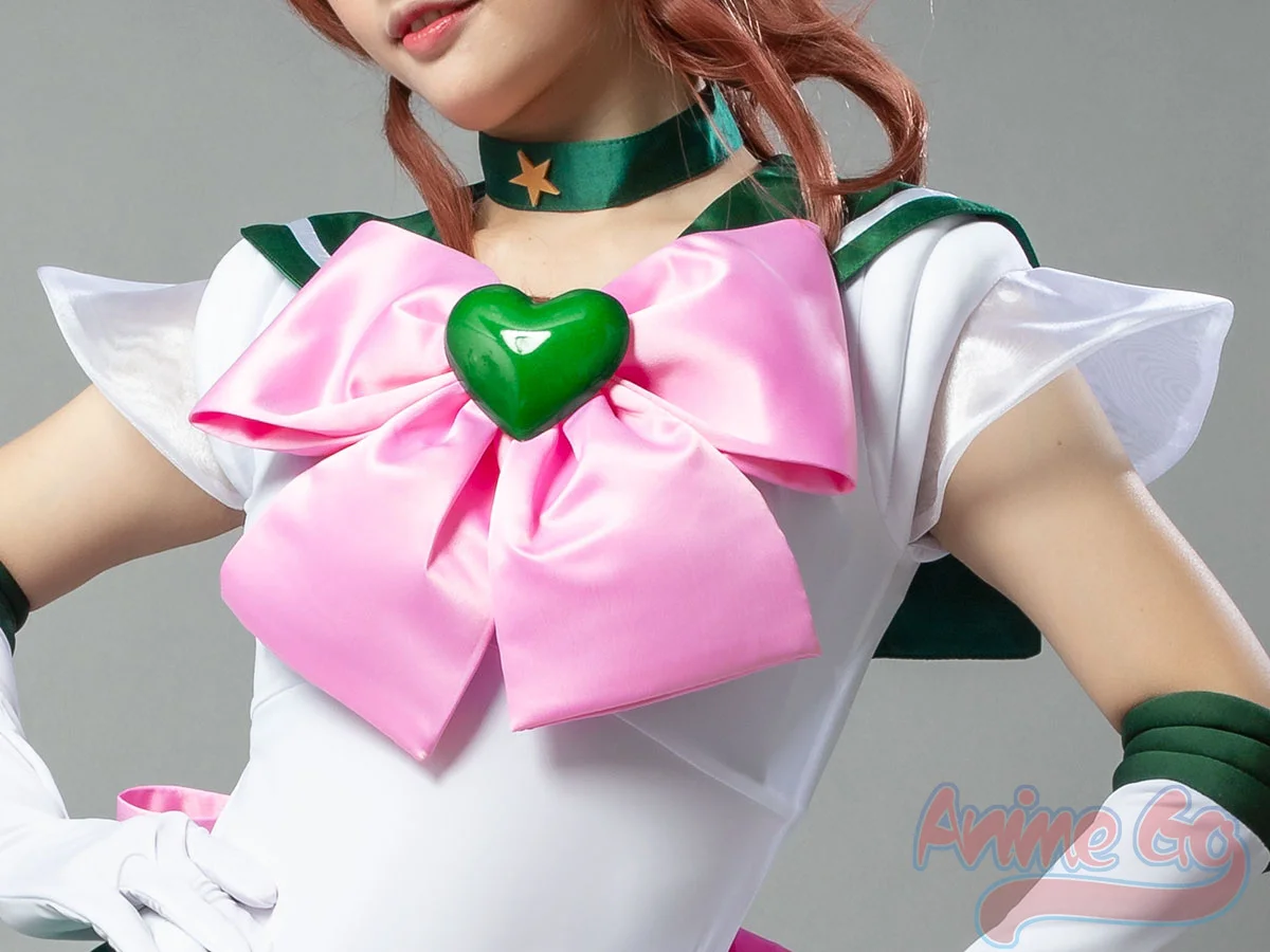 S Super Film Anime Sailor Jupiter Kino Makoto Lita Halloween Cosplay Costume mp001406 smile