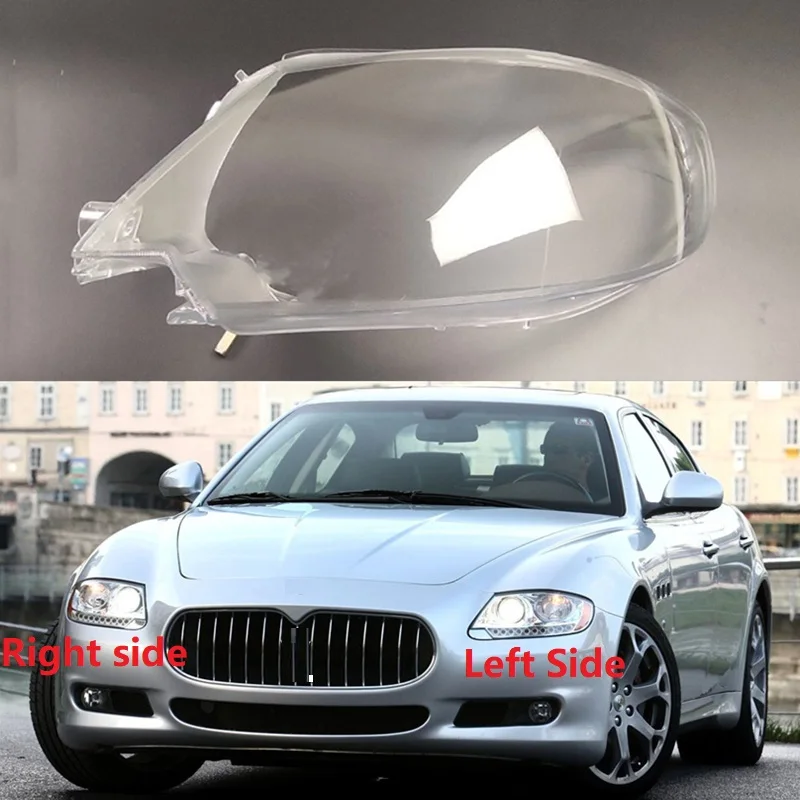 Car Headlight Lens Shell Headlamp Glass Lamp Cover Transparent Lampshade For Maserati Quattroporte 2007 2008 2009 2010 2011 2012