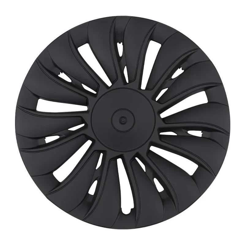 Automobile 4PCS HubCap Performance Replacemen Hub cap Full Rim Cover Accessories for Tesla Model Y 19 Inch Wheel Caps 2018-2024 smile