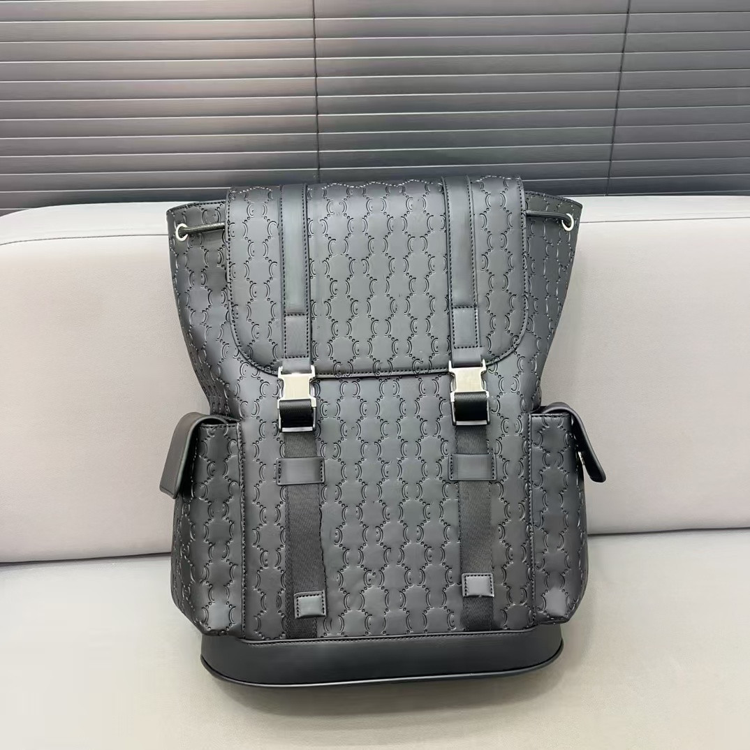 New High Quality designer backpack157 Luxury designer backpack men women travel backpack fashion coated canvas cow leather edging schoolbag backpack backpack