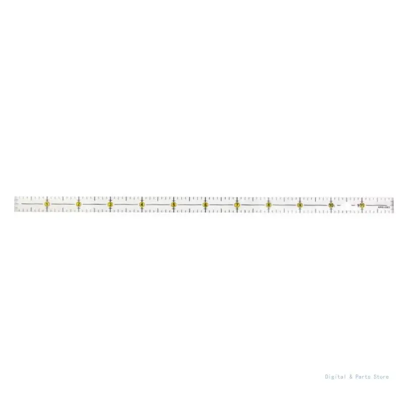 Quilting Acrylic M17f Portable Ruler With Double Colored Lines Quilting Ruler DIY Architect Template ddmysmile Drafting Ruler Gift Smile