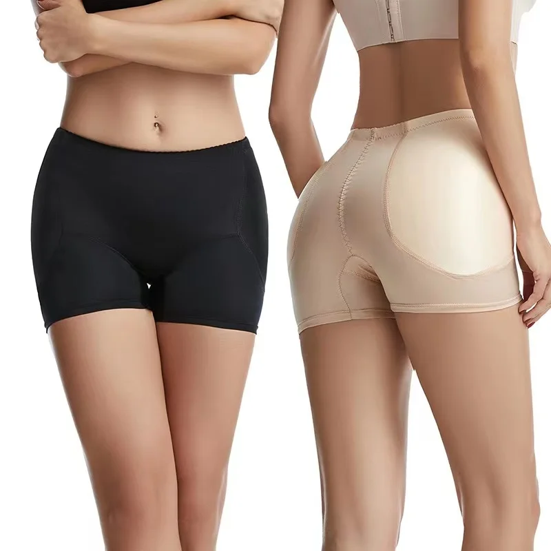 Panties Padded Women Sexy Butt Lifter Shaper Panties 3d Stereo Hip Enhancer Shapewear With Pads Female Lingerie Fake Ass Brief smile