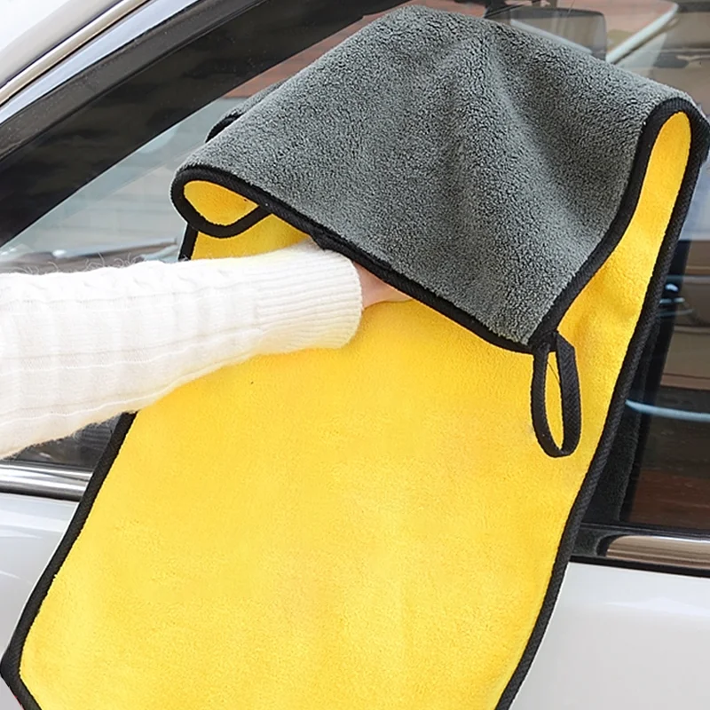 30x30/40/60cm Microfibre Car Cleaning Cloths,Auto Drying Wash Towel for Car new 2025 Care Polishing Washing Waxing Dusting and Detailing