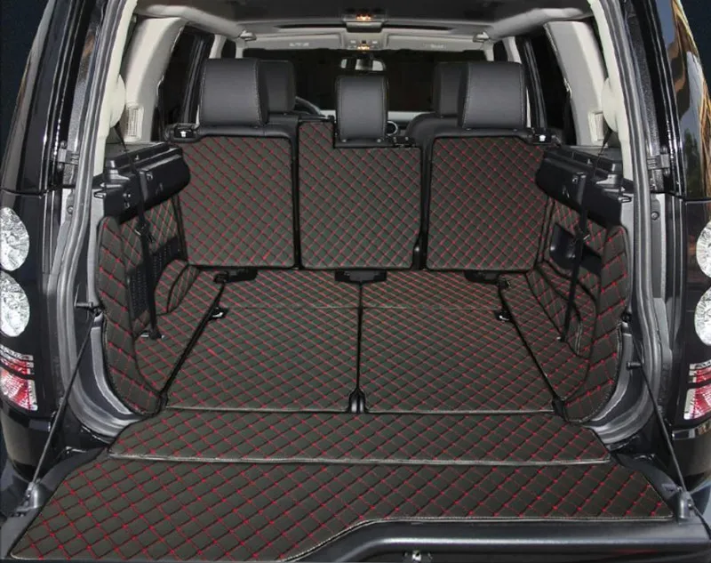 High quality! Special car trunk mats for Land Rover Discovery 3 2009-2004 7 seats cargo liner boot carpets cover,Free shipping