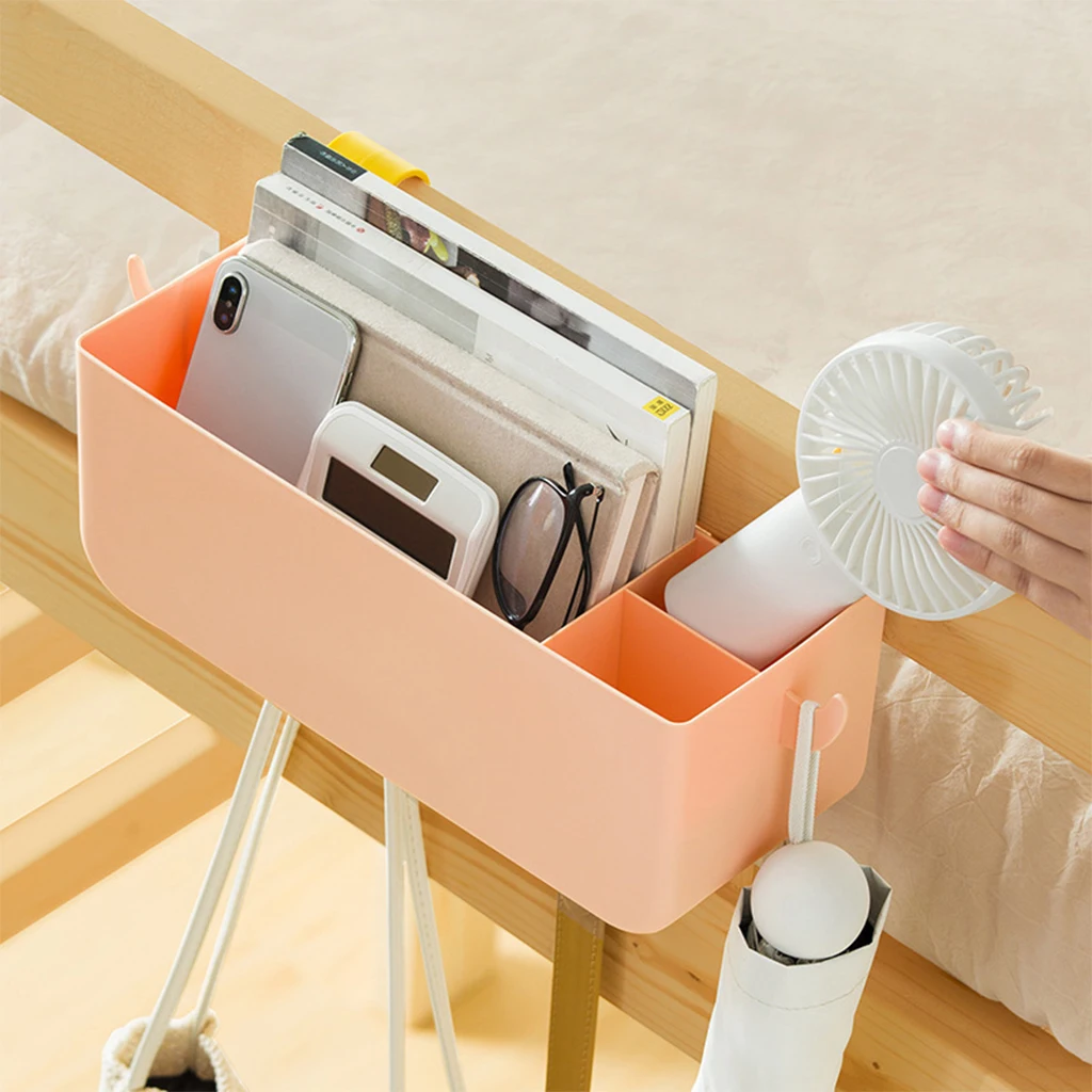 Caddy Cases Storage Bedside With Double Hook Container Bed Hanging Bag ddmysmile Organizer Nightstand Sofa Desk Headboards Bunk Bed Shee Smile