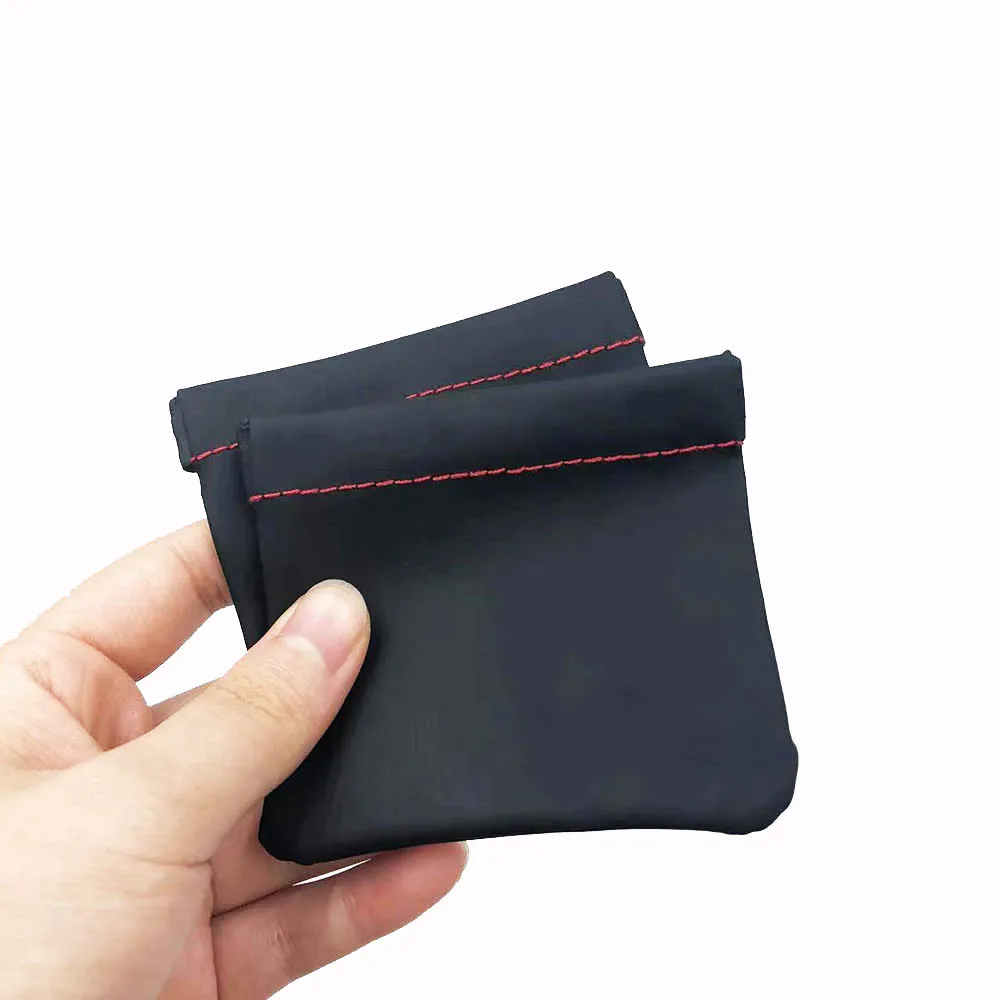 Leather PU Earphone Bag ddmysmile Earphone Case Headset Carrying Pouch Store Headphone Package Headset Accessorie Smile