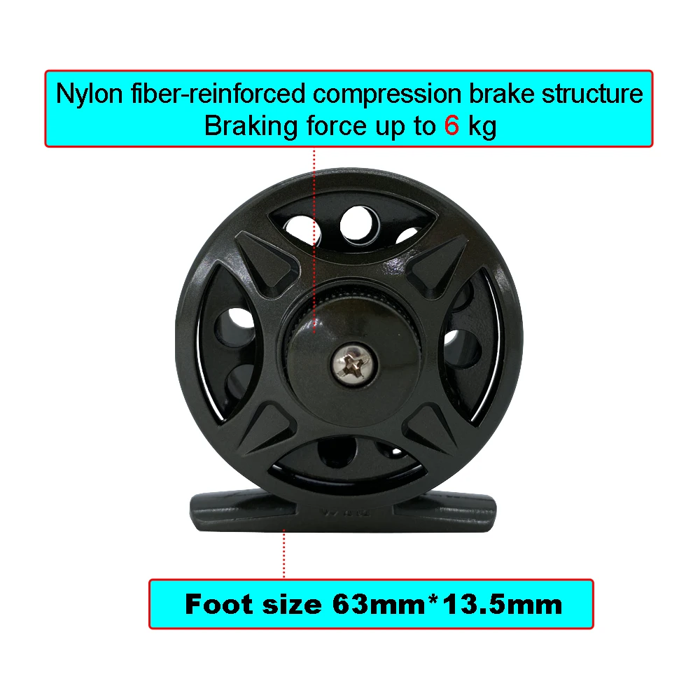 Combo Fishing Reel Fly Fly Reel Large Arbor for Trout Bass Carp Pike Panfish smile