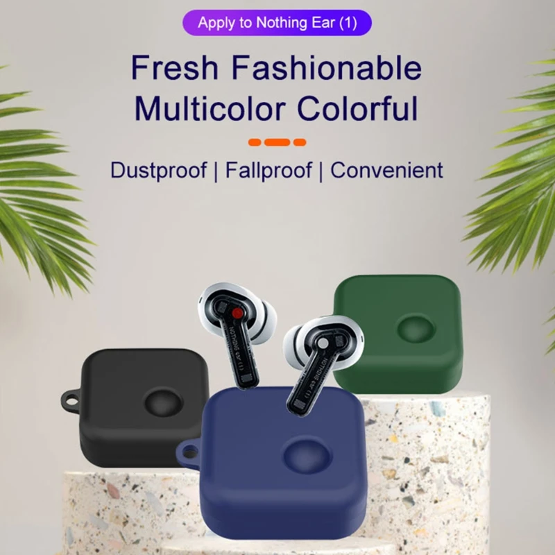 Suitable for Nothing Ear (1)(2)stick Shockproof Headphone Sleeve Impact-resistant Soft Housing-Anti Dust Washable-Silicone Cover