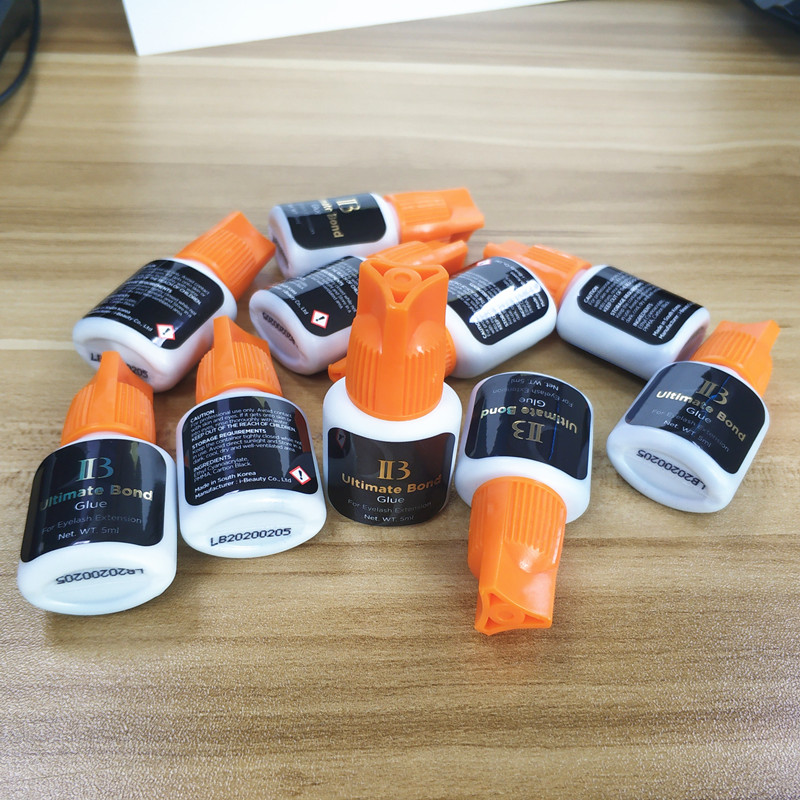 da bond Ultimate bottles lot i beauty IB Glue fast drying eyelash extensions glue orange cap ml False Korea Black