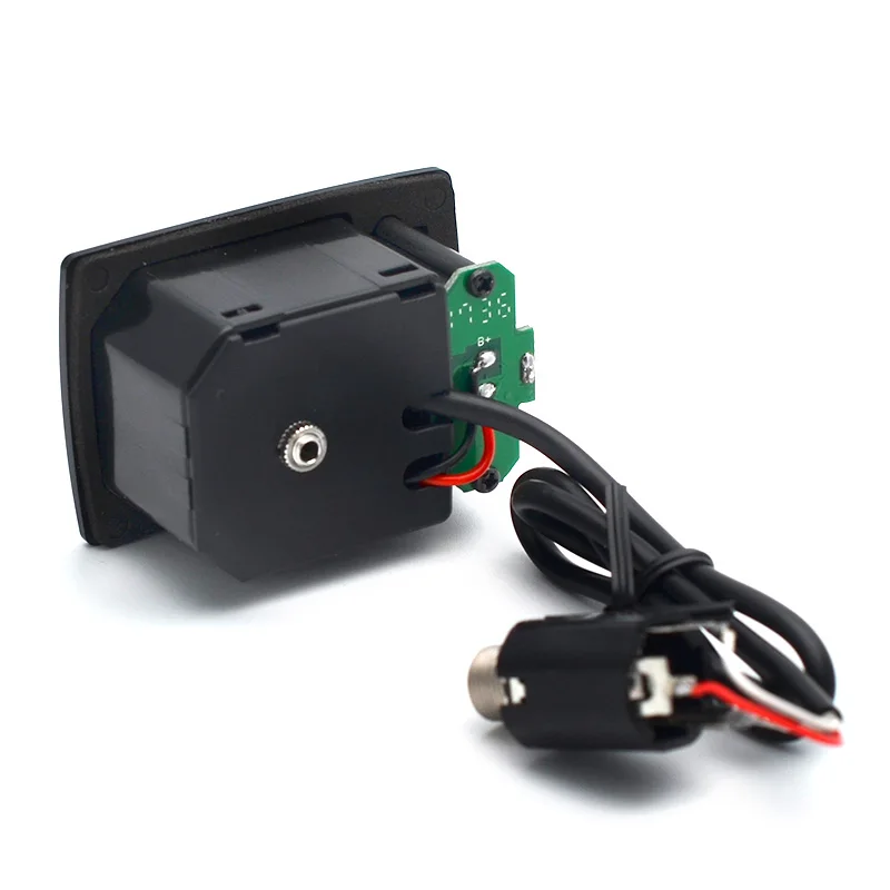UK-300T 2 Band LED Ukulele EQ Equalizer with Chromatic Tuner Pickup Piezo Ukulele Pickup Preamp