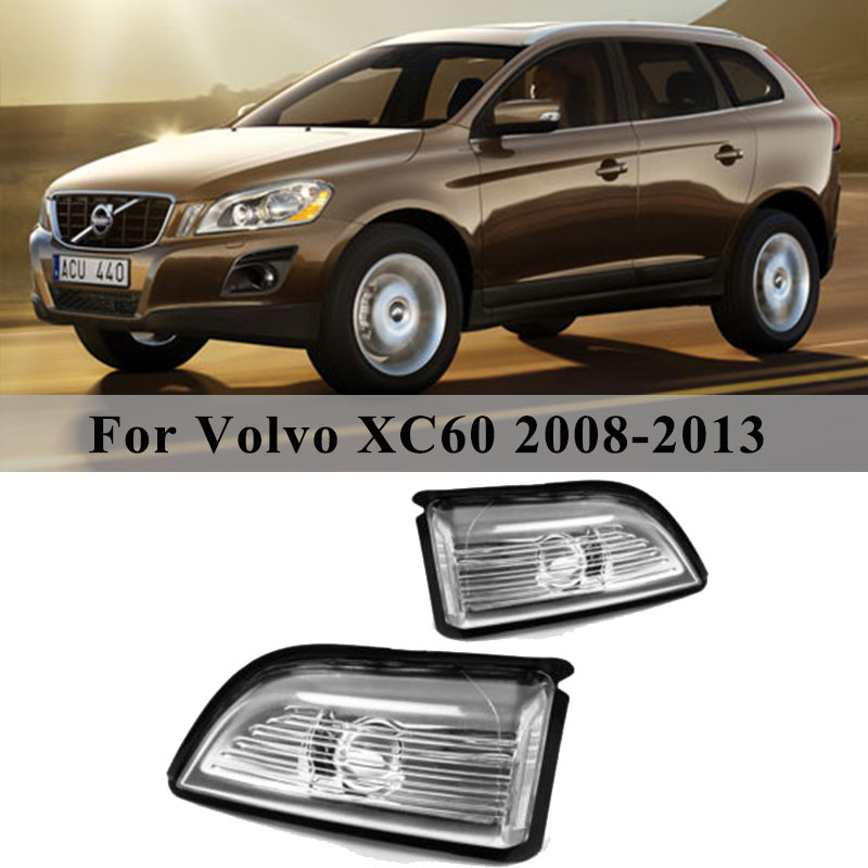 For XC60 2008-2013 Rearview Side Mirror LED LH RH Turn Signal Lights Reversing Indicator Lamp 31217288, 31217289