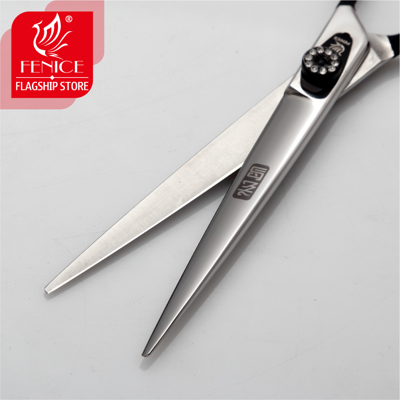 Fenice 7.0 7.5 8.0 inch professional dog grooming pet scissors for dog hair cutting straight shears tijeras tesoura