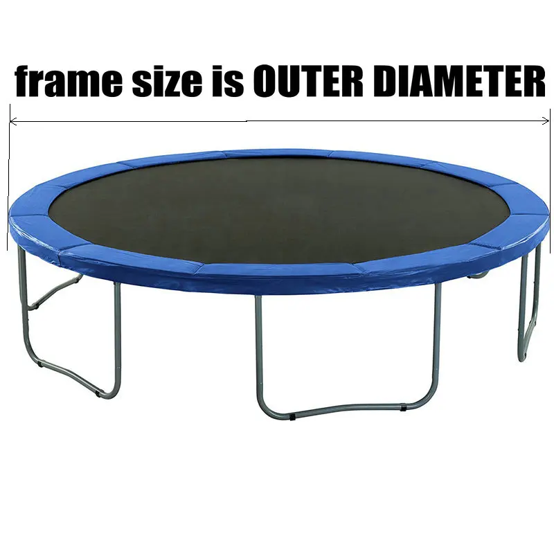 GSD Trampoline Replacement, Safety Pad (PVC Waterproof Spring Cover) For 6/8/10/12/13/14/15/16 Feet Trampoline