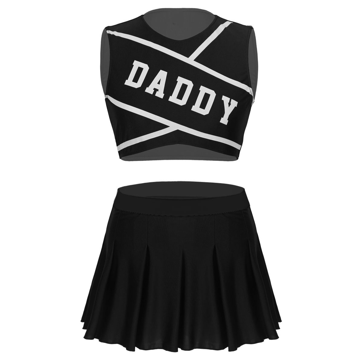Cheerleader Costume for Women - Daddy Printed Cheerleading Uniform Fancy Dress