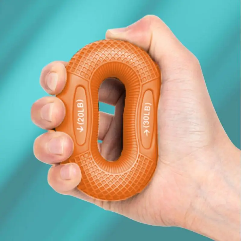 Hand Grip Strength Rings Strength Trainer For Finger With 2 Resistance Levels Workout Equipment For Muscle Building And Recovery