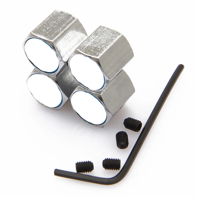 1 set Anti-theft Tire Valve Caps Various Logo Car Tuning Safety Valve Stem Covers Car-Styling Parts Tire Accessories