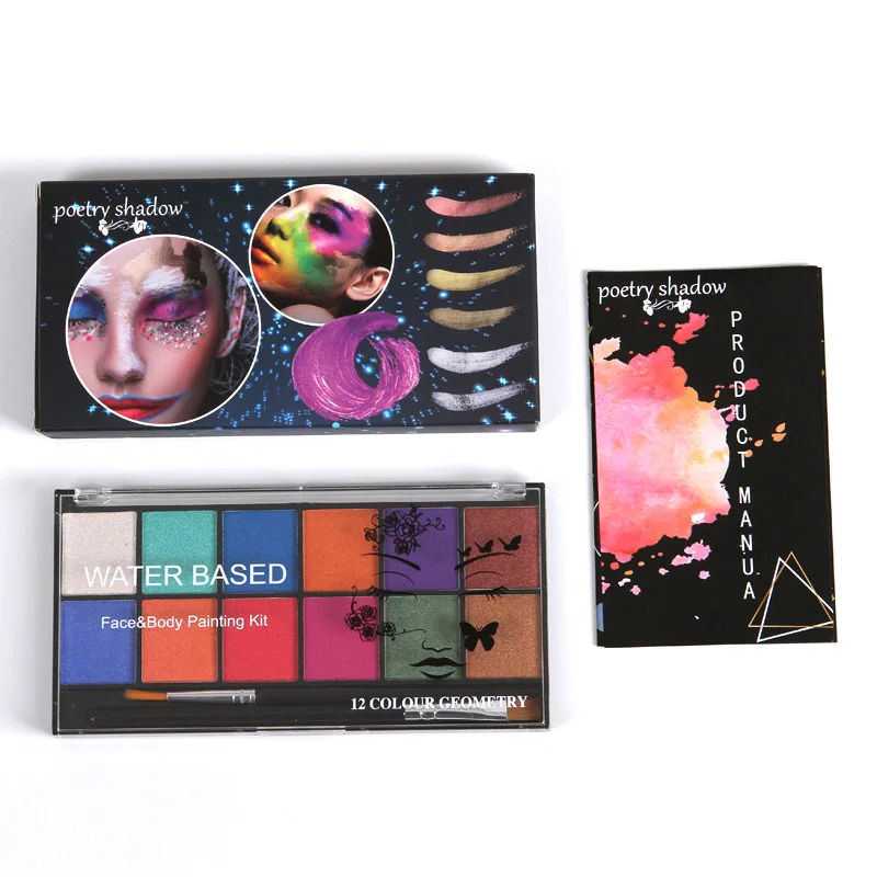 Based Painting Body Water Face Kit Pinturas Maquille Pintura Corporal Christmas Halloween Kids Paint Special Makeup