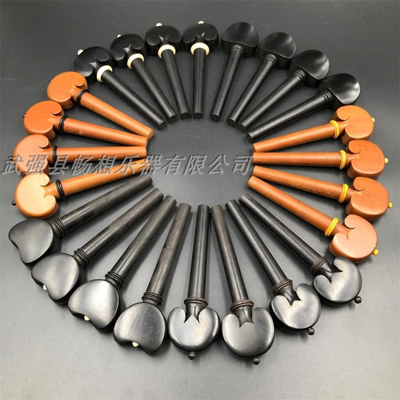 4pcs professional cello Tuning Peg 4/4.3/4.1/2.1/4.1/8 cello pegs Jujube wood/ebony/boxwood/rosewood Parts Accessories Fittings