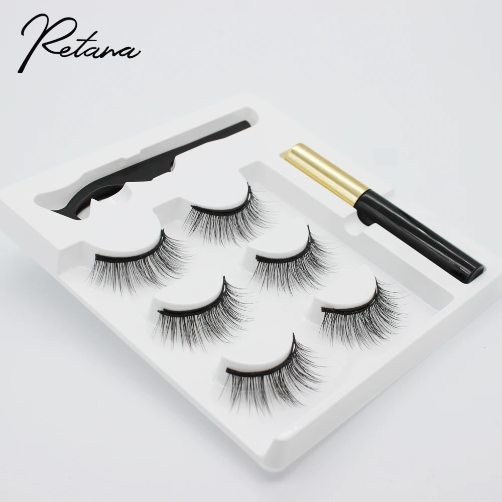 d Eyelash Curler Magnetic Eyeliner Magnet Natural Long False Eyelashes and Set Can be Reused es