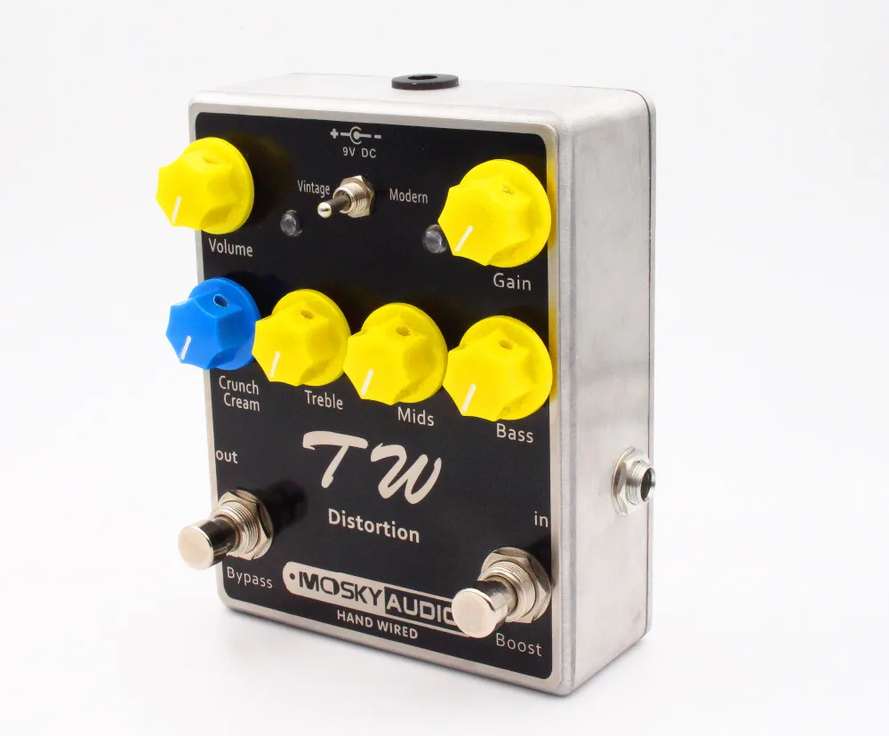 MOSKY Audio TW Distortion Guitar Pedal Guitar Electric Guitars Bass Pedal Clip Musical Instruments Music Accessories Tremolo