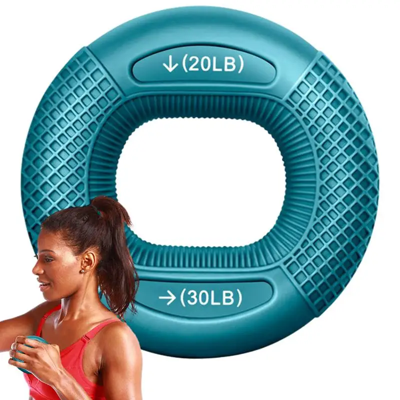 Hand Grip Strength Rings Strength Trainer For Finger With 2 Resistance Levels Workout Equipment For Muscle Building And Recovery