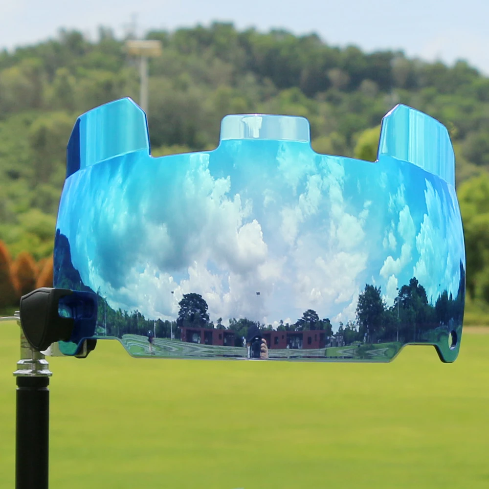 Universal American Football Helmet Visor Rainbow Chrome Eye Shield Visor with Clips