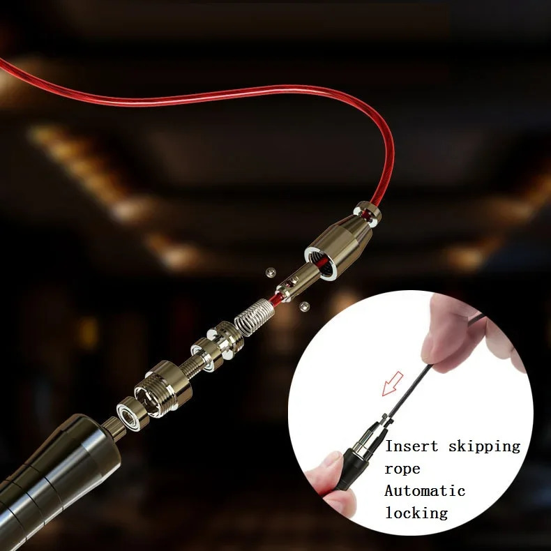 Speed Rope Crossfit Fitness Professional Jump Rope with Bearing Gym Skipping Rope Corde A Sauter Cuerda Para Saltar Profesional 240528 - view 6