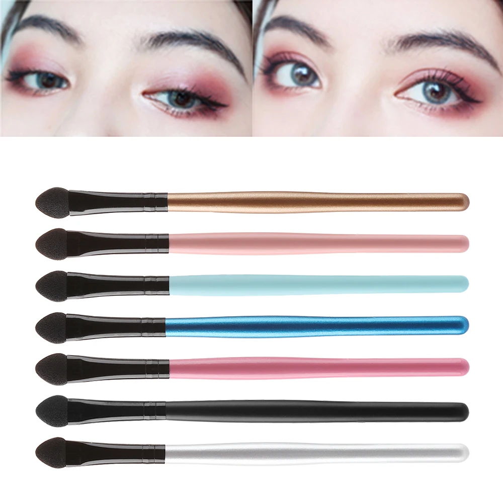 cd f handle Long Eyeshadow pc Hot Brush Portable Eyebrow Sponge Stick Applicator Concealer Lip Cosmetics Tools