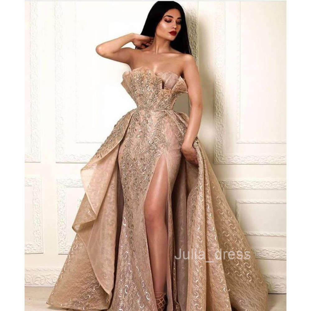 2024 New Womens Dress Sexy Bra Flap Long Dress Elegant Evening Dress