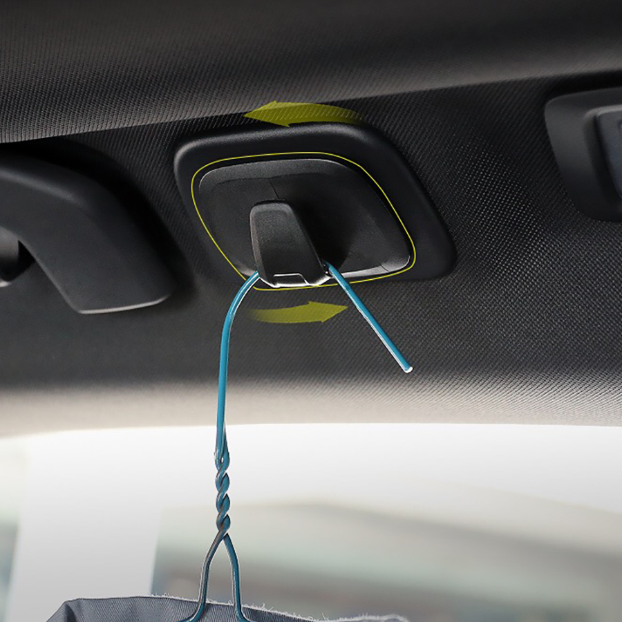 2x Car Hanger Hooks Rear Row Hook Clip For Volvo XC40 XC60 2018-2020 XC90 2015-2020 V90 2016-2020 S90 2016-2020 Auto Accessories