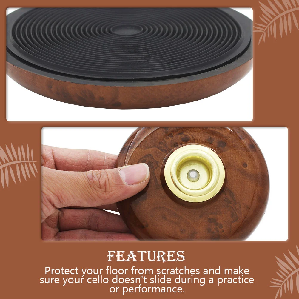 Anti-slip Mat for Cello Stand Bottom Protector Metal Holder Stands Rest Pvc Floor Musical Instrument Accessory