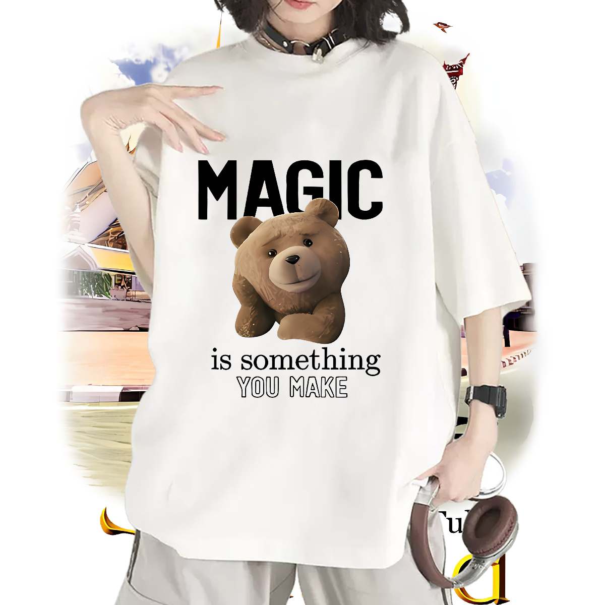 Stylist Woman T Shirts Cotton Breathable Soft Hip Hop Street Women Tshirts DIY Logo Designer Tops Tees