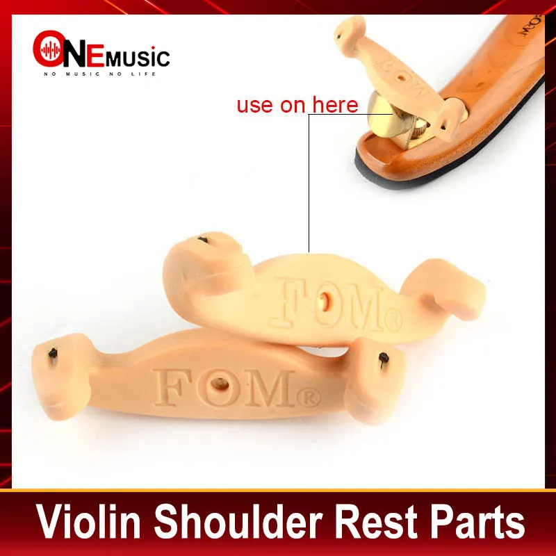 FOM Silica Gel Shoulder Rest Claws Professional Durable Violin Shoulder Rest Accessories For 4/4-3/4 1/2 1/4-1/8 Violin