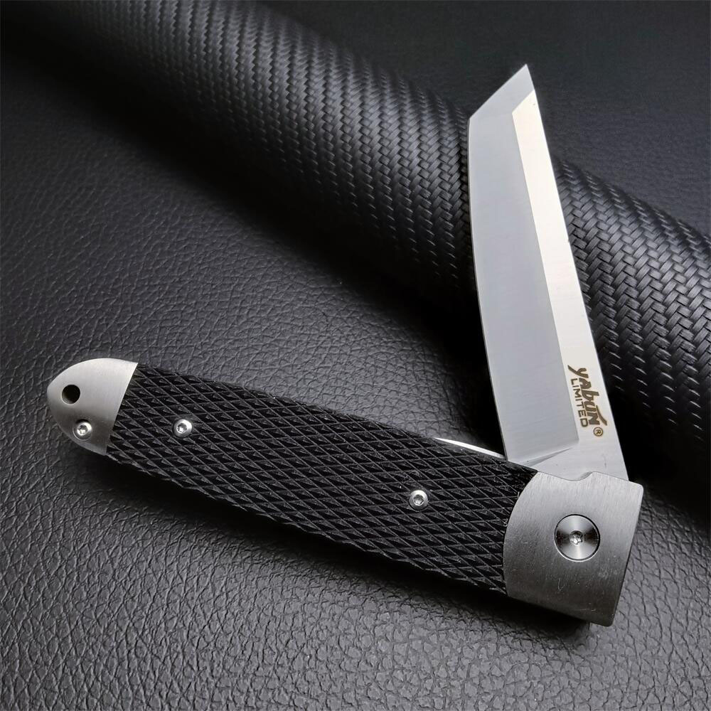 Tanto Blade 26T Oyabun Flipper Knife G10 Handles Outdoor Survival hunting Camping Pocket Knives EDC AD20.5 Tools 17T AK47 26sxp Code SR1 17DB